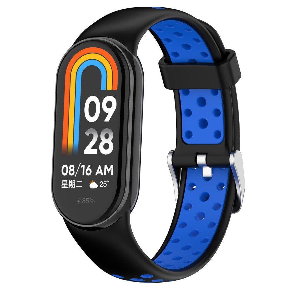 Alle Tiders Silikone Rem passer til Xiaomi Smart Band 8 - Blå#serie_4