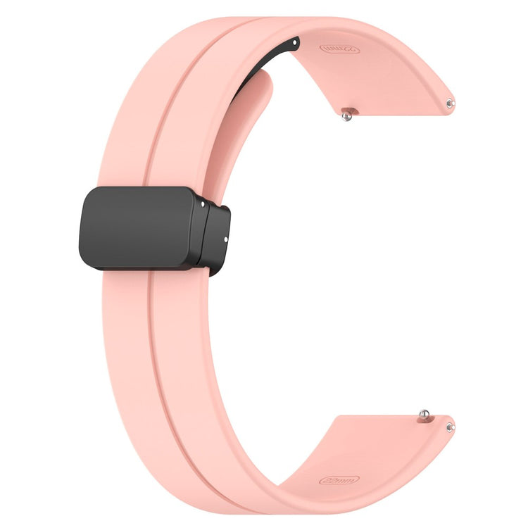 Meget Nydelig Silikone Universal Rem passer til Amazfit Smartwatch - Pink#serie_4