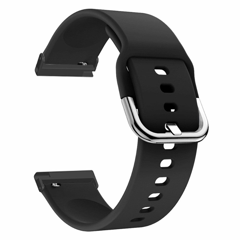 Meget Cool Silikone Universal Rem passer til Smartwatch - Sort#serie_7