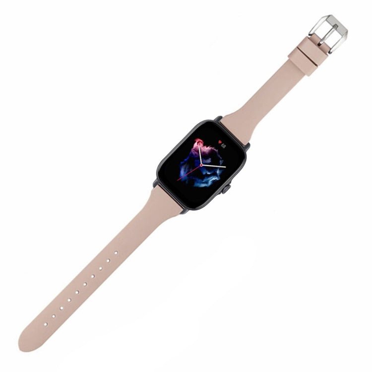 Rigtigt Godt Silikone Universal Rem passer til Amazfit Smartwatch - Pink#serie_6