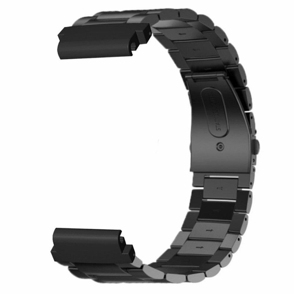 Super Flot Metal Universal Rem passer til Smartwatch - Sort#serie_1