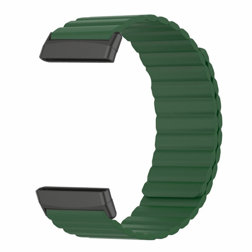 Super Sejt Silikone Universal Rem passer til Fitbit Smartwatch - Grøn#serie_5