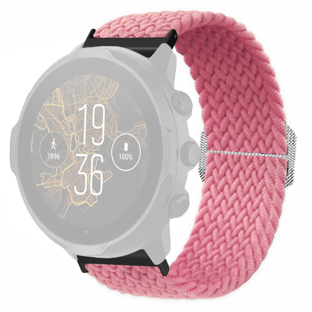 Vildt Holdbart Nylon Universal Rem passer til Smartwatch - Pink#serie_3