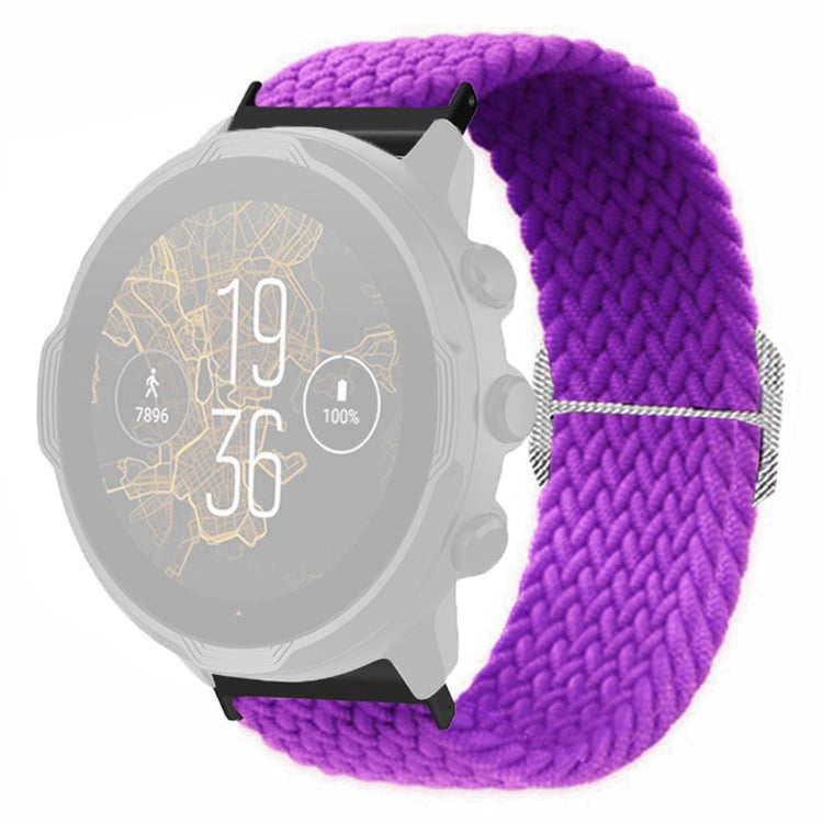 Vildt Holdbart Nylon Universal Rem passer til Smartwatch - Lilla#serie_14