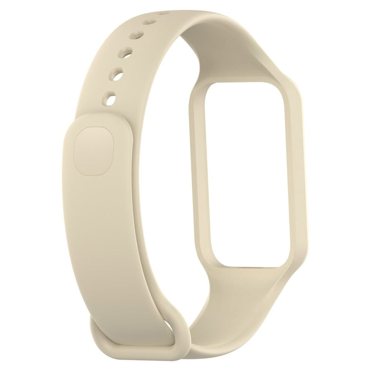 Silikone Universal Rem passer til Xiaomi Redmi Band 2 / Xiaomi Smart Band 8 Active - Hvid#serie_7