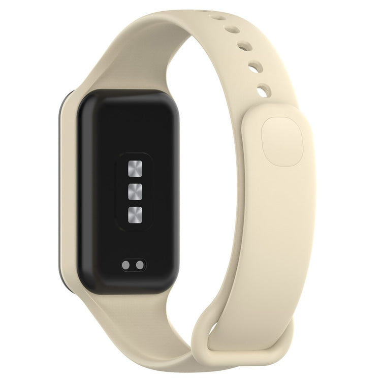 Silikone Universal Rem passer til Xiaomi Redmi Band 2 / Xiaomi Smart Band 8 Active - Hvid#serie_7