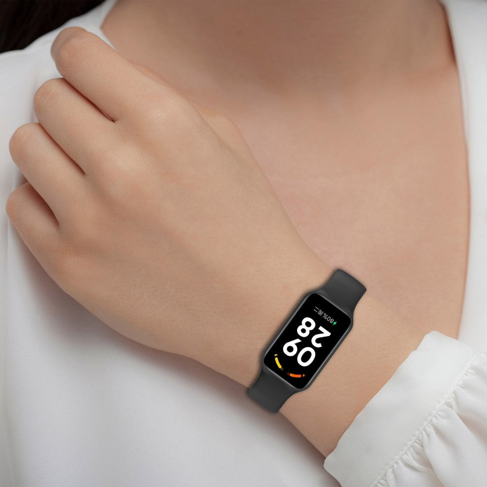 Silikone Universal Rem passer til Xiaomi Redmi Band 2 / Xiaomi Smart Band 8 Active - Grøn#serie_10