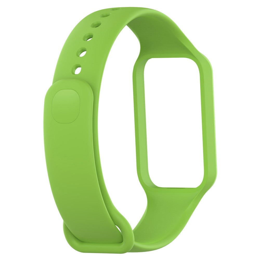 Silikone Universal Rem passer til Xiaomi Redmi Band 2 / Xiaomi Smart Band 8 Active - Grøn#serie_11