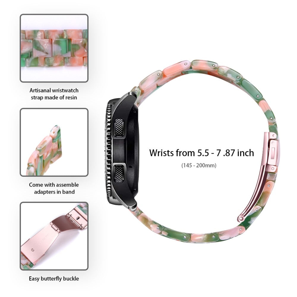 Godt Silikone Rem passer til Garmin Vivoactive 4 - Pink#serie_9