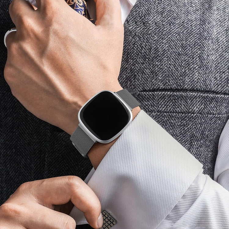 Vildt Fed Metal Universal Rem passer til Fitbit Smartwatch - Guld#serie_4