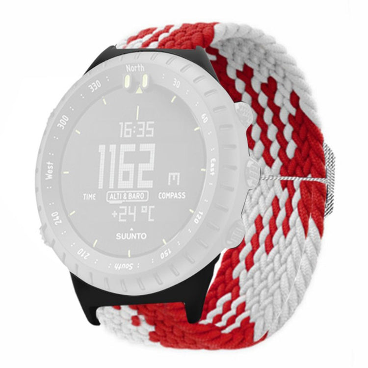 Rigtigt Kønt Nylon Rem passer til Suunto Core - Rød#serie_8