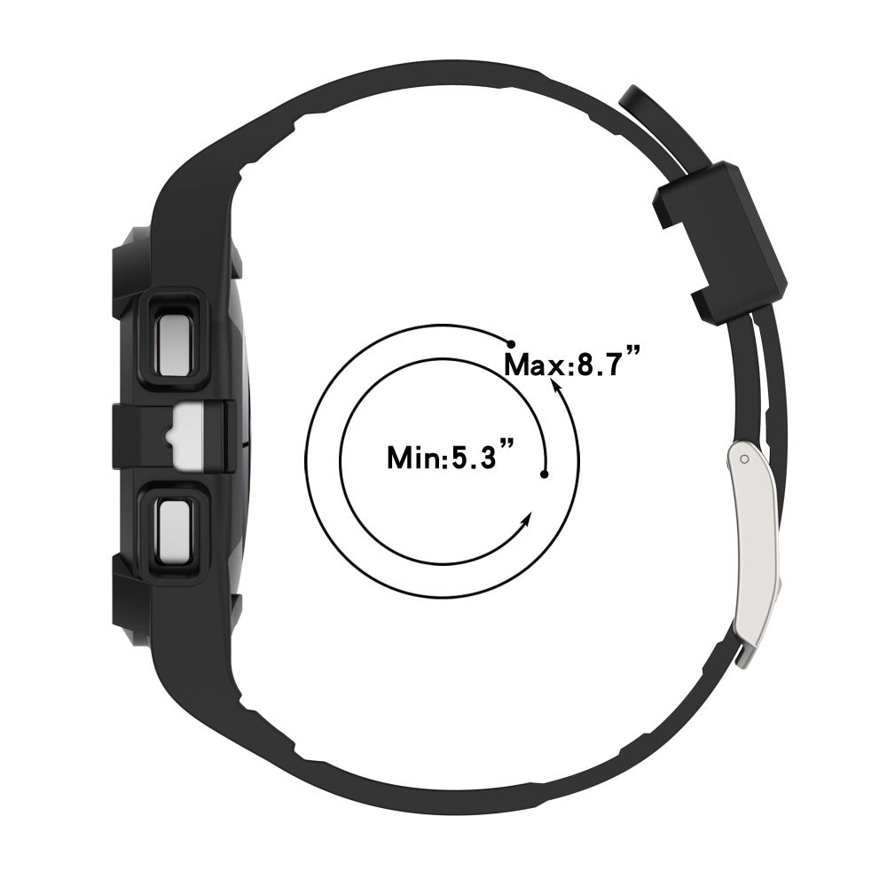 Glimrende Silikone Rem passer til Samsung Galaxy Watch 4 (40mm) - Sort#serie_2