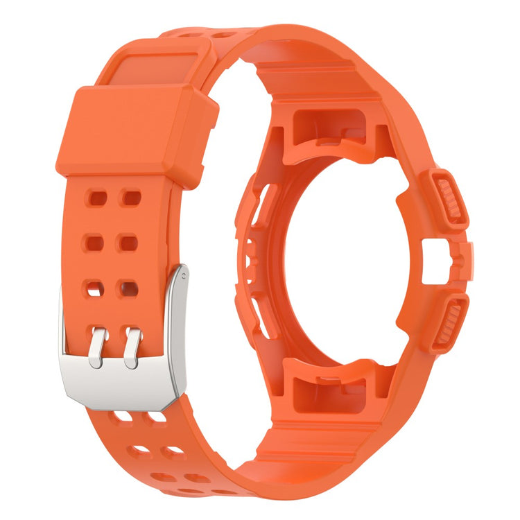 Glimrende Silikone Rem passer til Samsung Galaxy Watch 4 (40mm) - Orange#serie_3