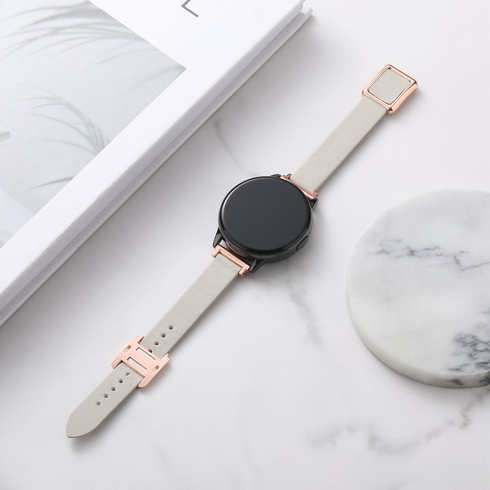 Super Fantastisk Kunstlæder Universal Rem passer til Smartwatch - Pink#serie_7