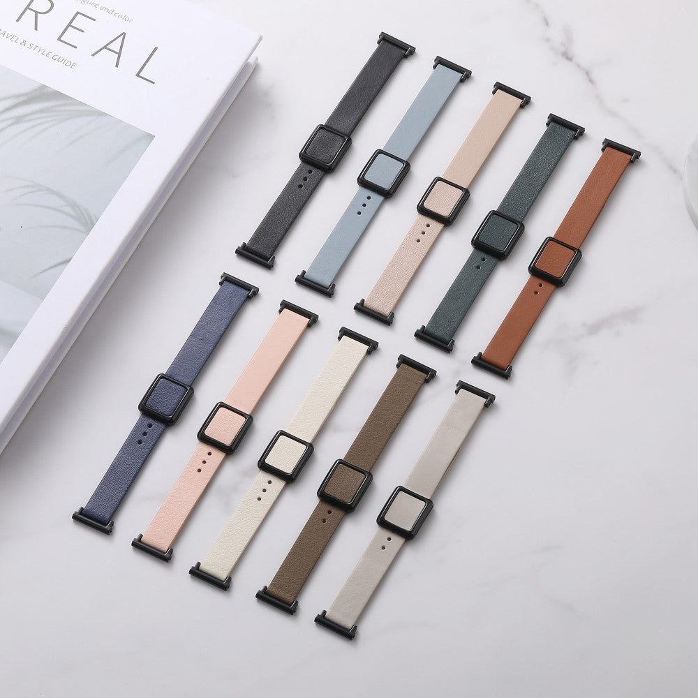 Super Fantastisk Kunstlæder Universal Rem passer til Smartwatch - Brun#serie_11