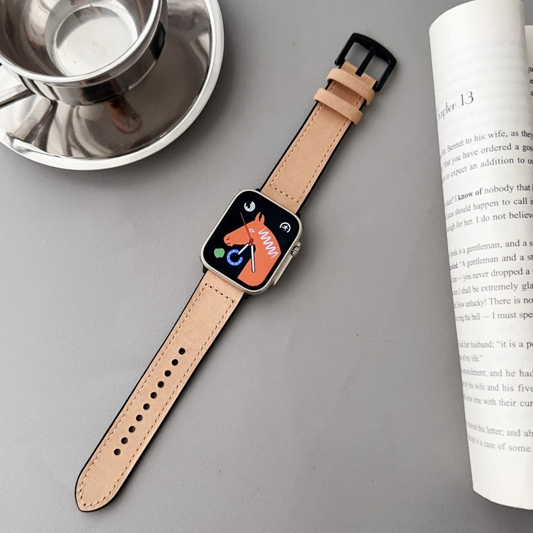 Supercool Kunstlæder Universal Rem passer til Apple Smartwatch - Gul#serie_5