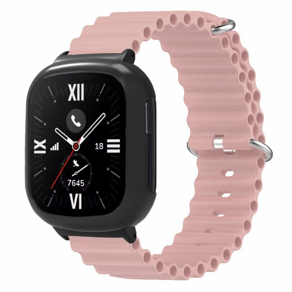 Helt Vildt Skøn Silikone Rem passer til Honor Watch 4 - Pink#serie_3