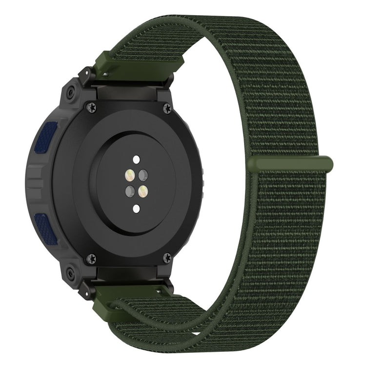 Meget Cool Nylon Rem passer til Amazfit Active Edge - Grøn#serie_3