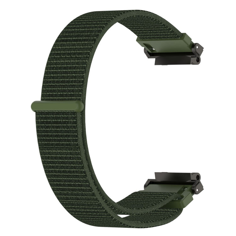 Meget Cool Nylon Rem passer til Amazfit Active Edge - Grøn#serie_3