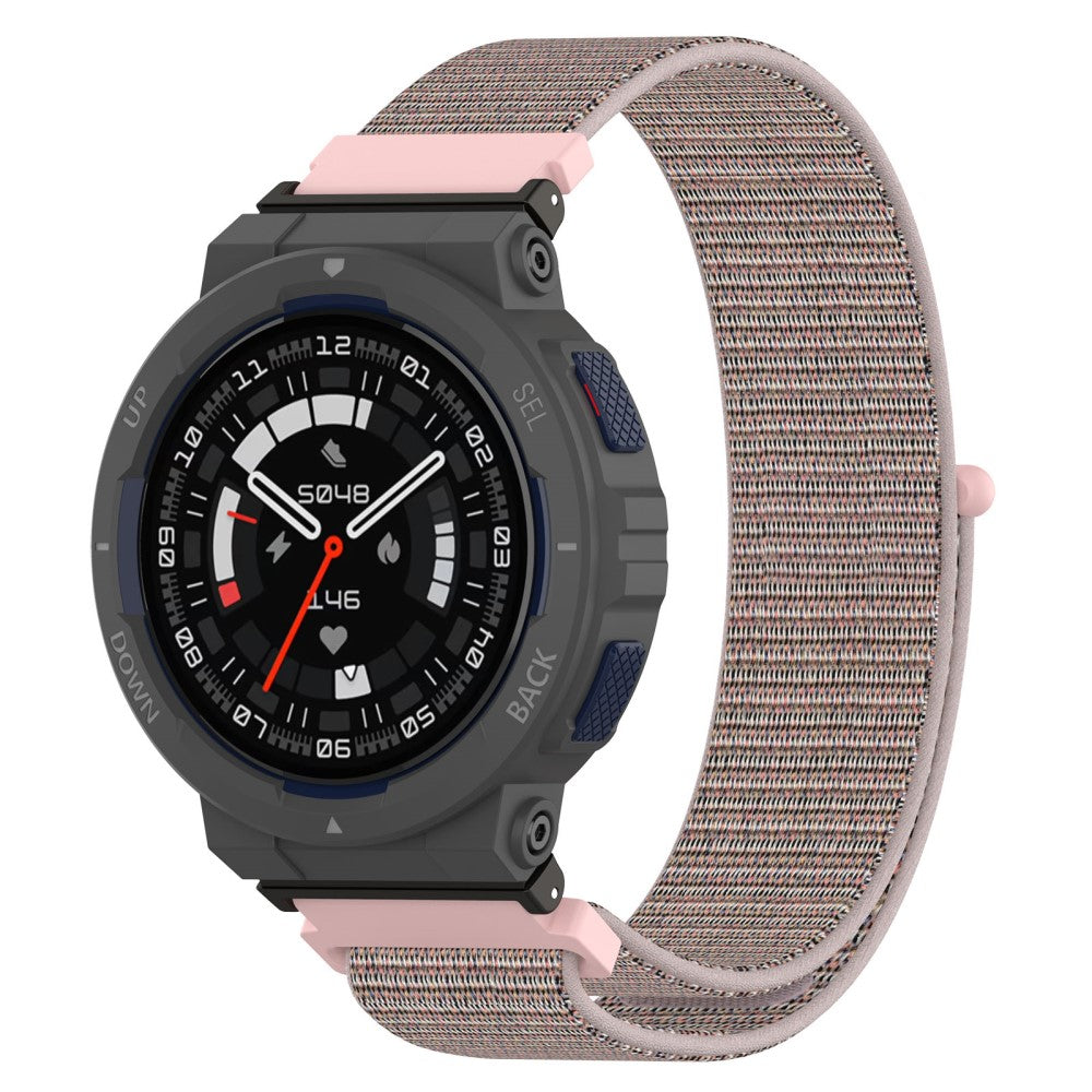 Meget Cool Nylon Rem passer til Amazfit Active Edge - Pink#serie_6