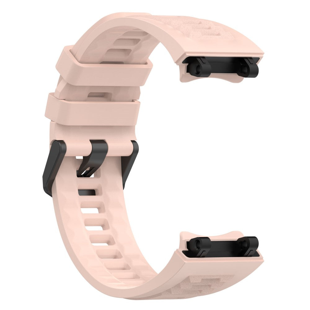 Helt Vildt Fantastisk Silikone Rem passer til Amazfit Active Edge - Pink#serie_1