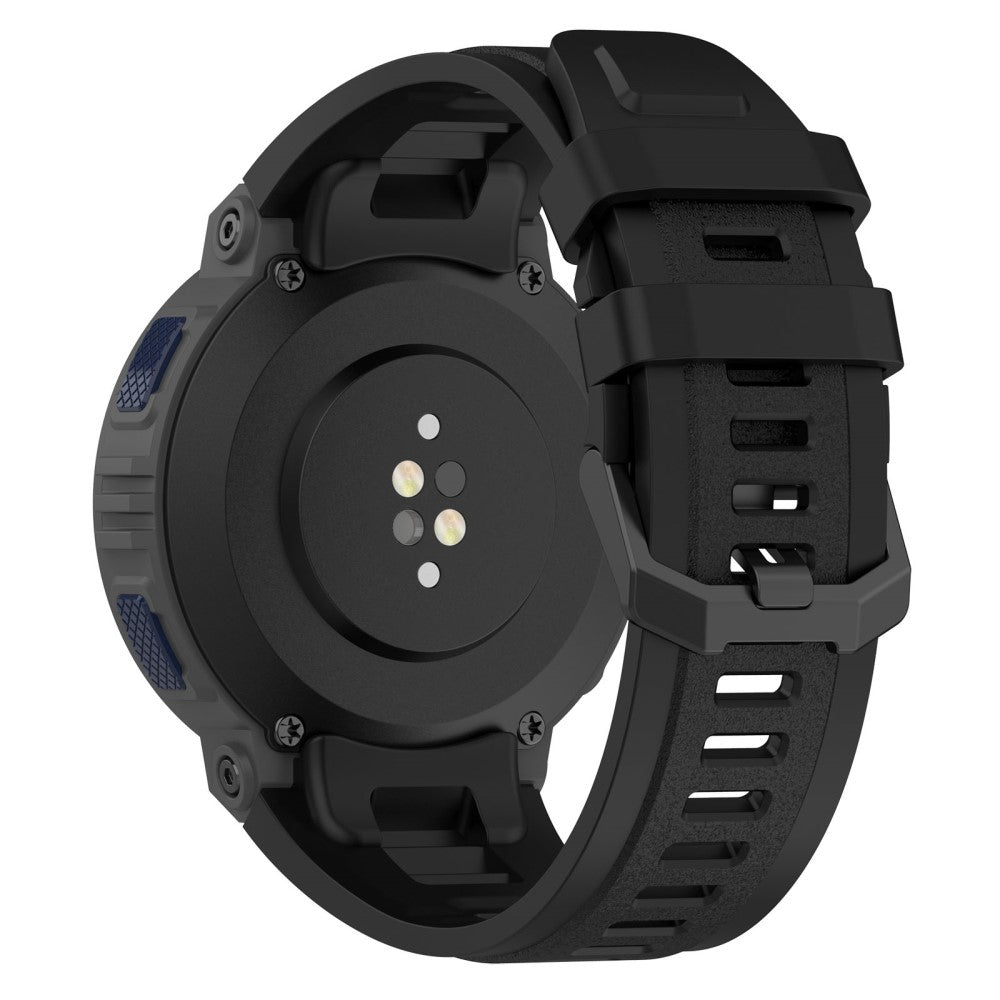 Helt Vildt Fantastisk Silikone Rem passer til Amazfit Active Edge - Sort#serie_3