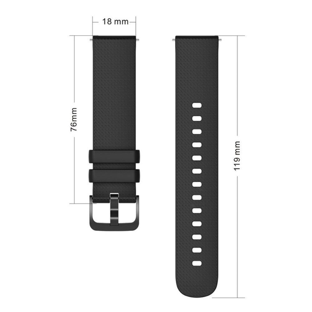 Meget Sejt Silikone Universal Rem passer til Garmin Smartwatch - Hvid#serie_2