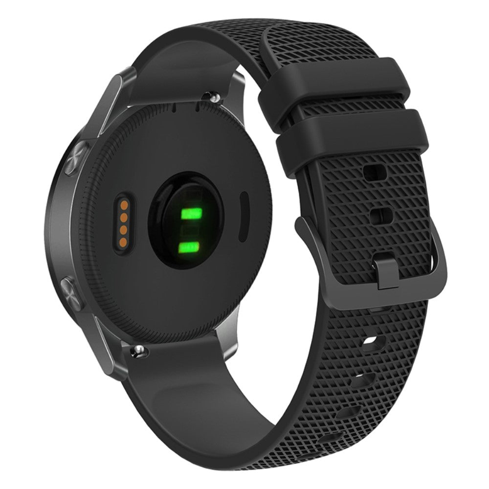 Meget Sejt Silikone Universal Rem passer til Garmin Smartwatch - Sort#serie_4