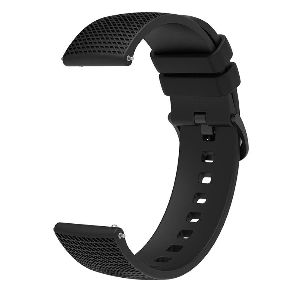 Meget Sejt Silikone Universal Rem passer til Garmin Smartwatch - Sort#serie_4