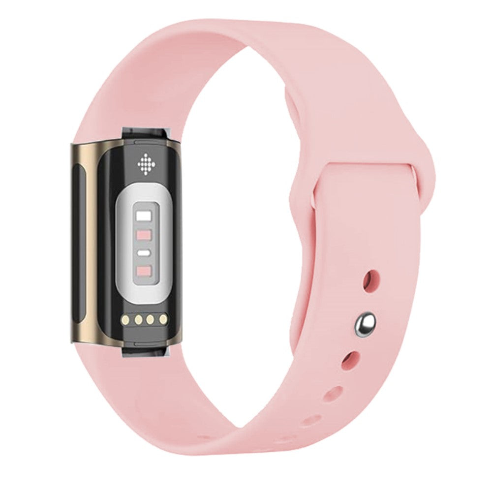 Silikone Universal Rem passer til Fitbit Charge 6 / Fitbit Charge 5 - Pink#serie_8