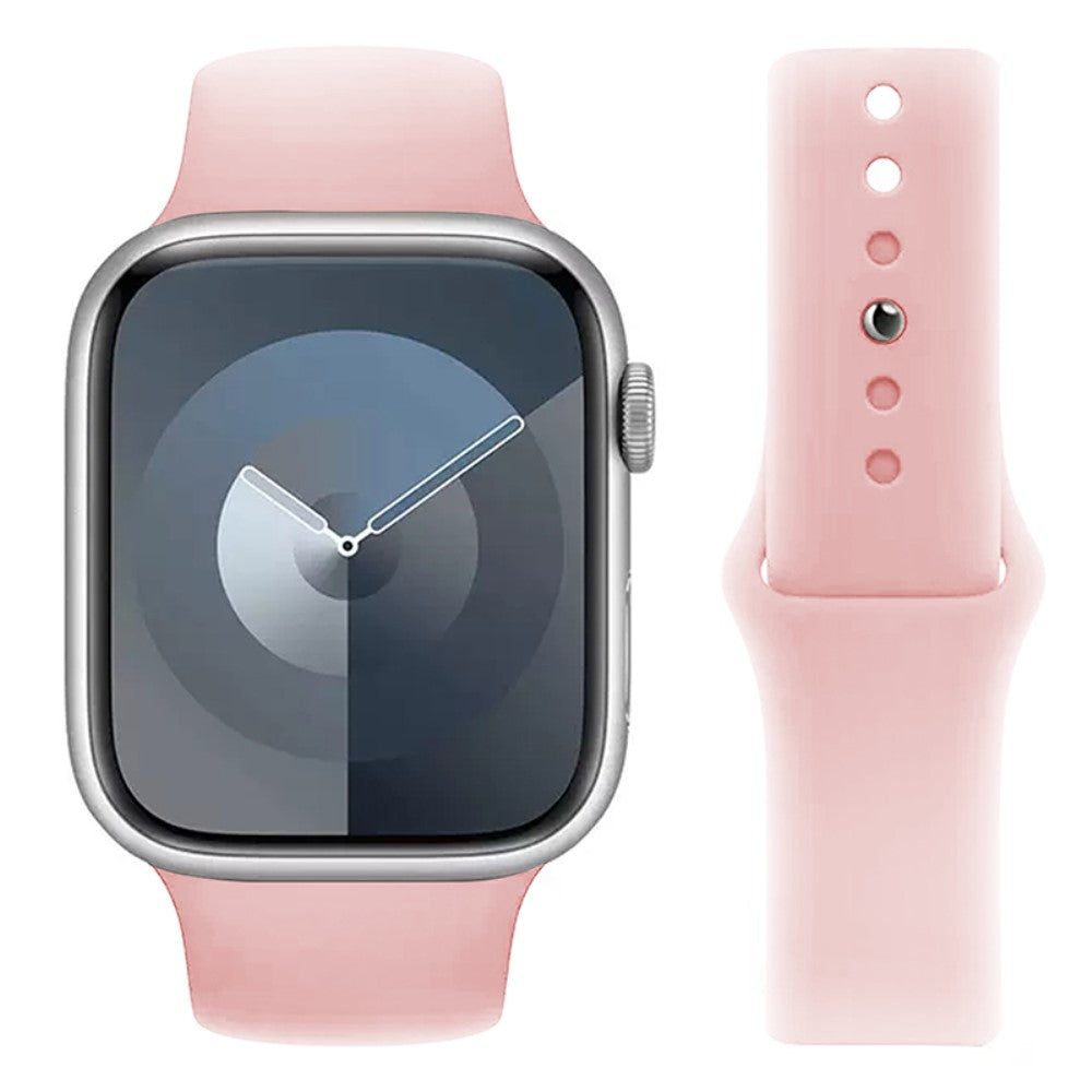 Helt Vildt Godt Silikone Universal Rem passer til Apple Smartwatch - Pink#serie_2