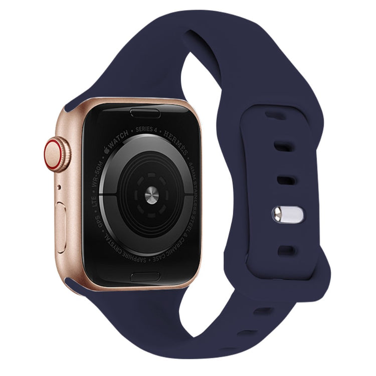 Super Fed Silikone Universal Rem passer til Apple Smartwatch - Blå#serie_12