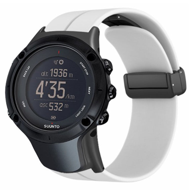 Rigtigt Flot Silikone Universal Rem passer til Suunto Smartwatch - Hvid#serie_2