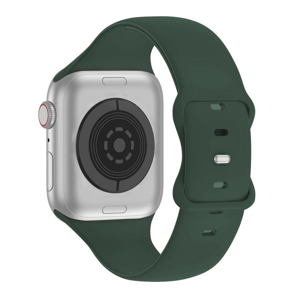 Rigtigt Fint Silikone Universal Rem passer til Apple Smartwatch - Grøn#serie_3