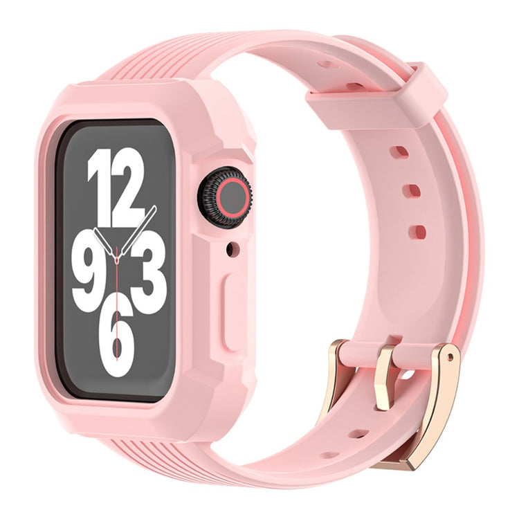 Mega Holdbart Silikone Universal Rem passer til Apple Smartwatch - Pink#serie_1