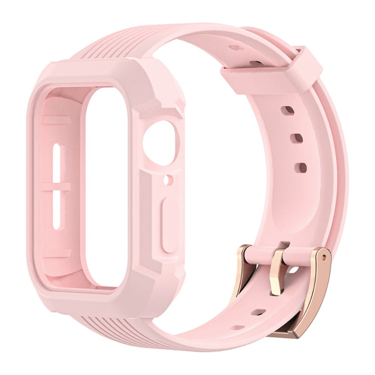 Skøn Silikone Universal Rem passer til Apple Smartwatch - Pink#serie_2