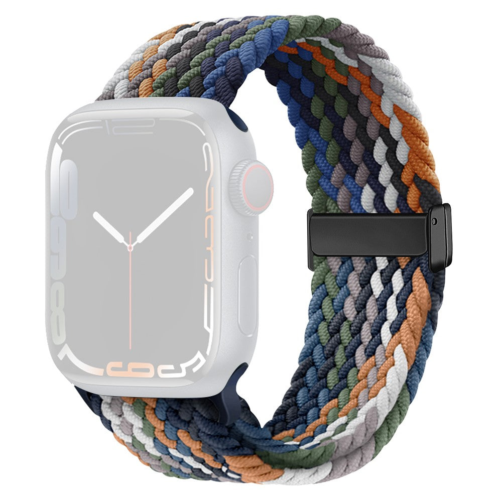 Mega Elegant Nylon Universal Rem passer til Apple Smartwatch - Flerfarvet#serie_9