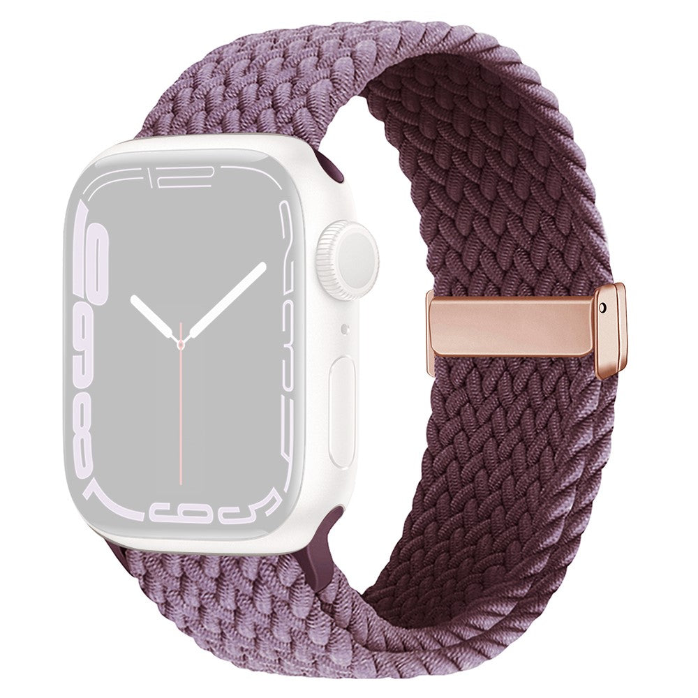 Mega Elegant Nylon Universal Rem passer til Apple Smartwatch - Lilla#serie_15