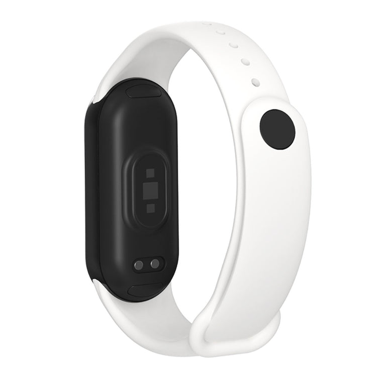 Rigtigt Flot Silikone Rem passer til Xiaomi Smart Band 8 - Hvid#serie_2