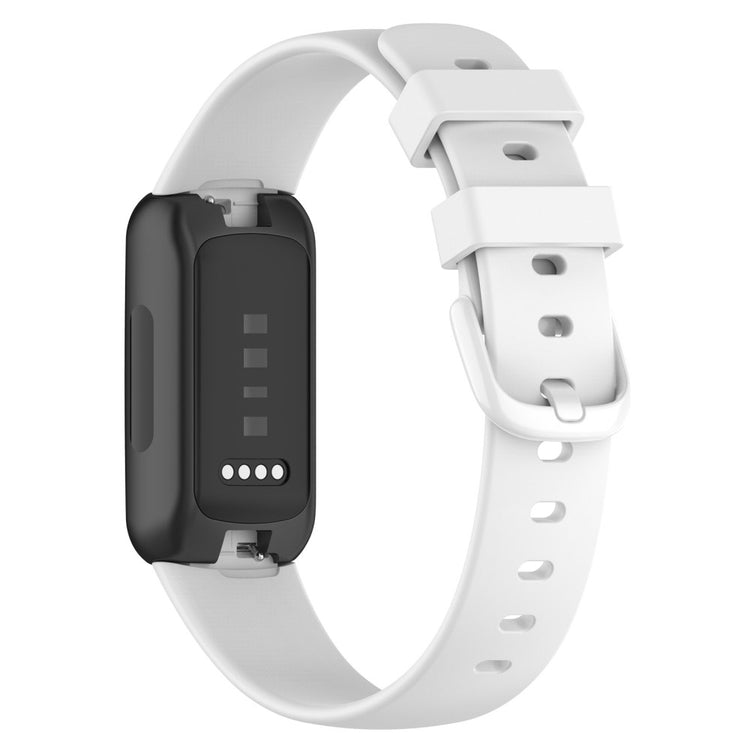 Helt Vildt Fantastisk Silikone Rem passer til Fitbit Inspire 3 - Hvid#serie_3