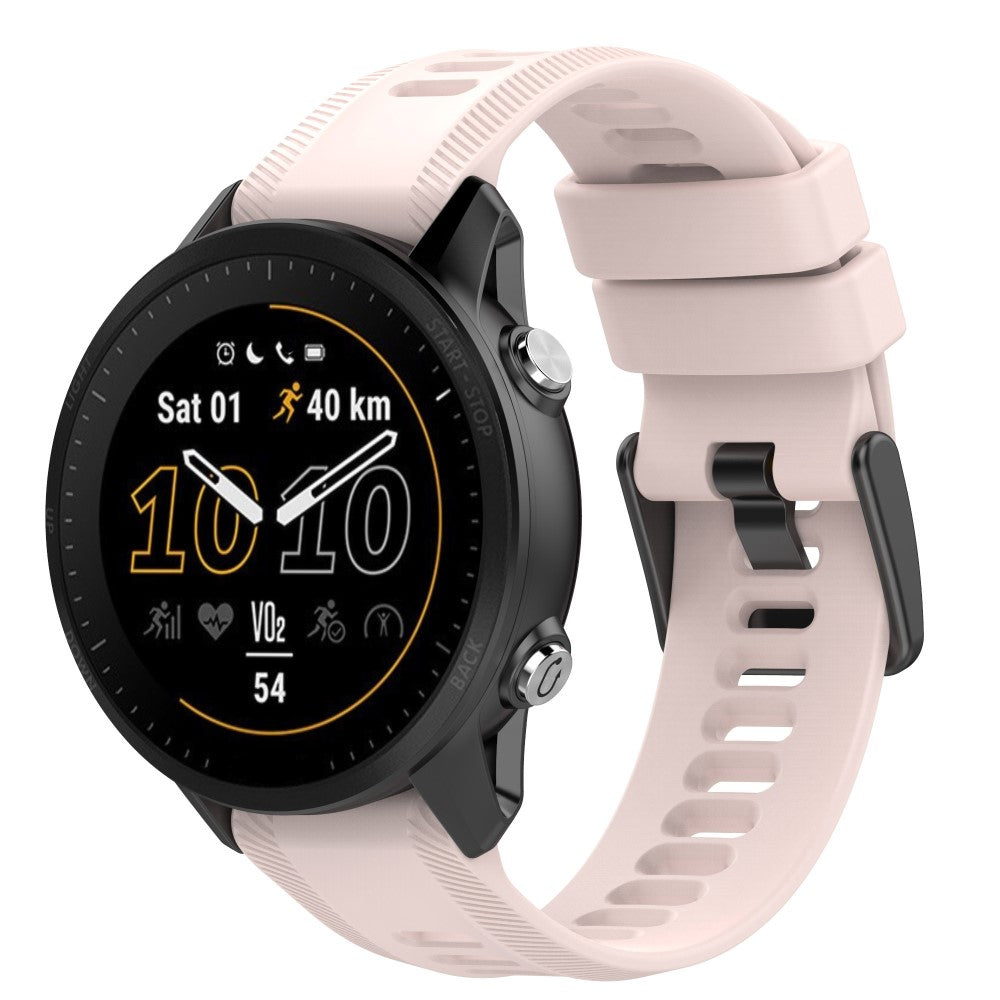 Fed Silikone Rem passer til Garmin Forerunner 955 - Pink#serie_3