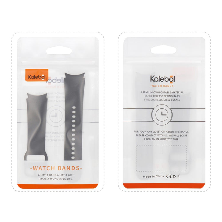 KALEBOL KLB-SSGJ-001 Xiaomi Smart Band 8 Silicone Watch Band Waterproof Strap - Black+Yellow#serie_1