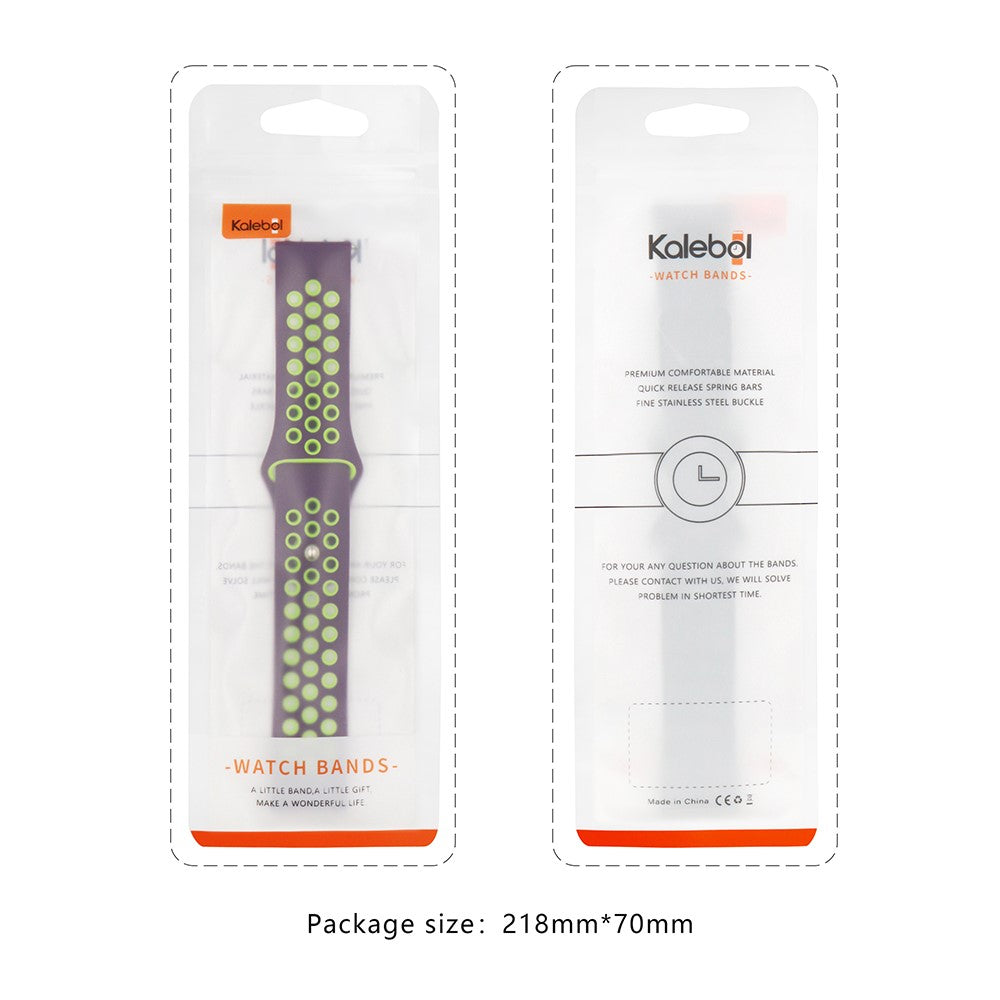 KALEBOL KLB-SSGJ-002 Xiaomi Smart Band 8 Pro / Redmi Watch 4 Silicone Strap Dual Color - White+Orange#serie_2