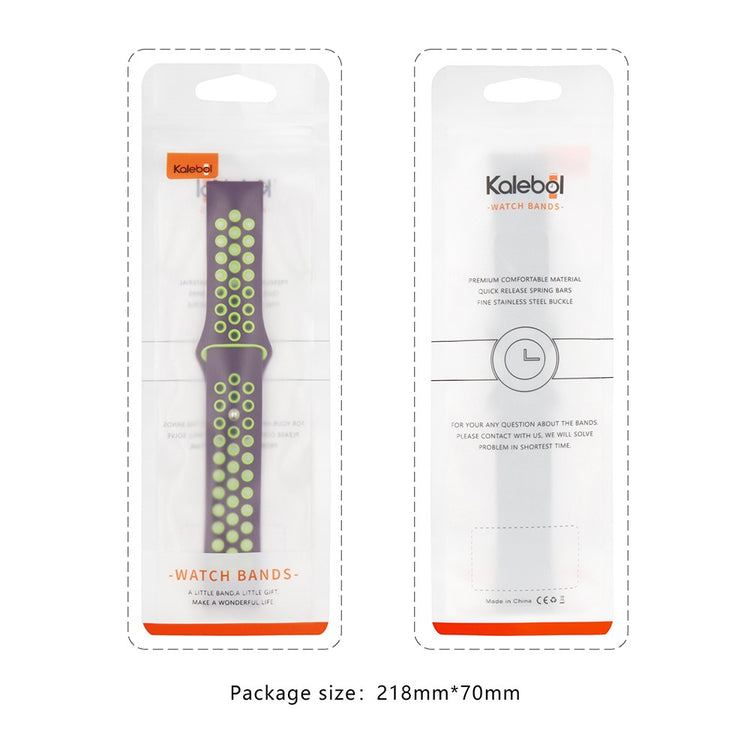 KALEBOL KLB-SSGJ-002 Xiaomi Smart Band 8 Pro / Redmi Watch 4 Silicone Strap Dual Color - White+Orange#serie_2