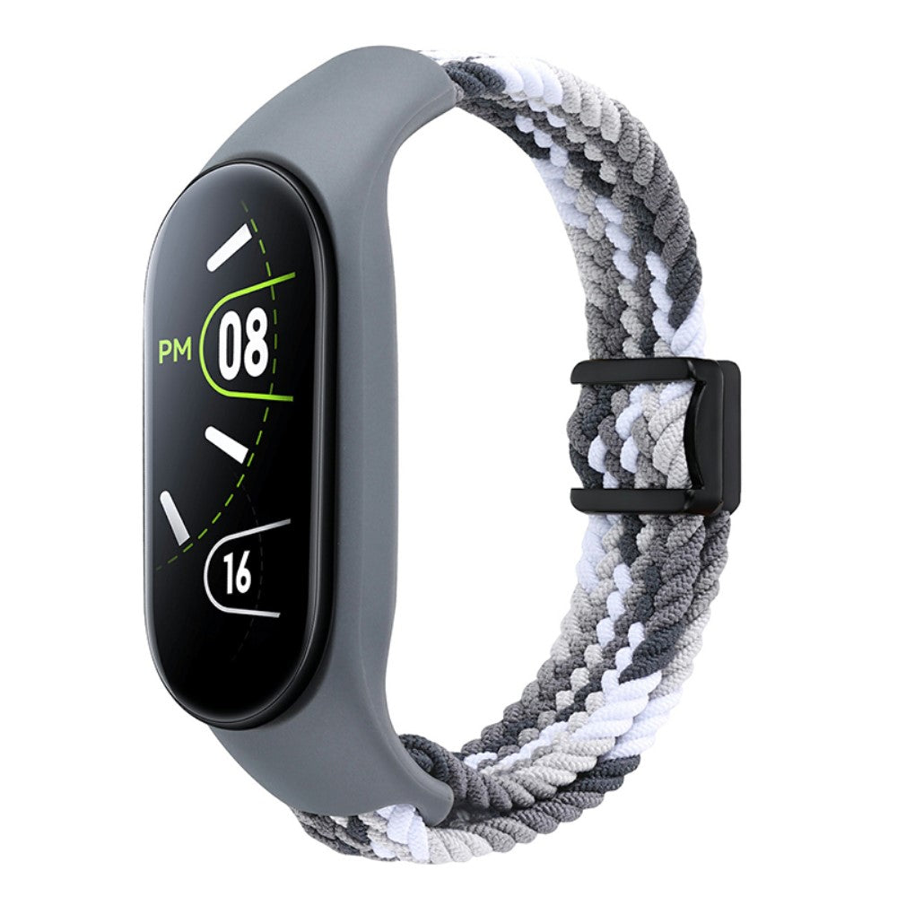 Super Sejt Nylon Universal Rem passer til Xiaomi Smartwatch - Sort#serie_5