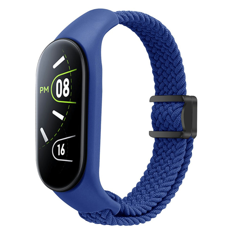 Super Sejt Nylon Universal Rem passer til Xiaomi Smartwatch - Blå#serie_17