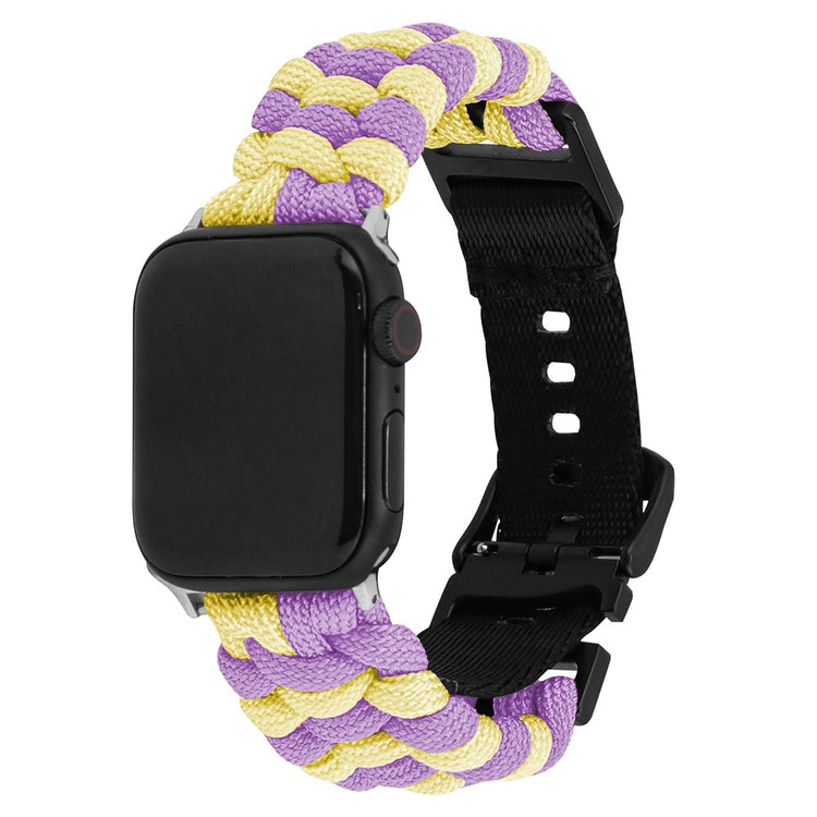 Vildt Pænt Nylon Universal Rem passer til Apple Smartwatch - Lilla#serie_4