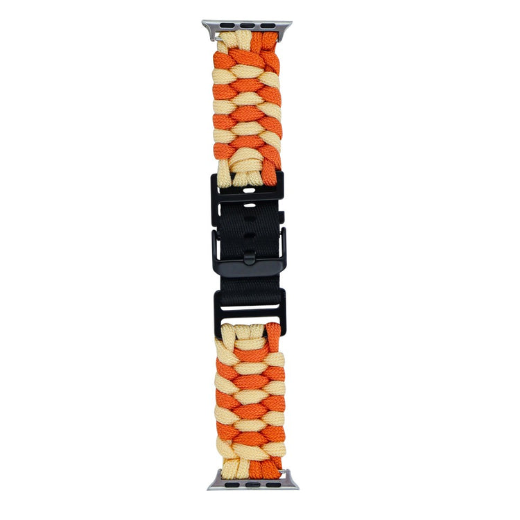 Vildt Pænt Nylon Universal Rem passer til Apple Smartwatch - Orange#serie_6