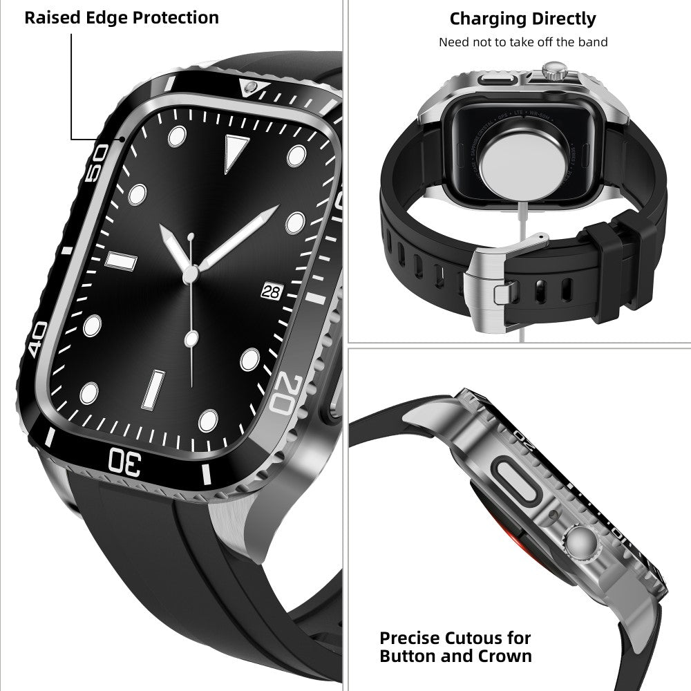 Super Godt Metal Universal Rem passer til Apple Smartwatch - Sølv#serie_3