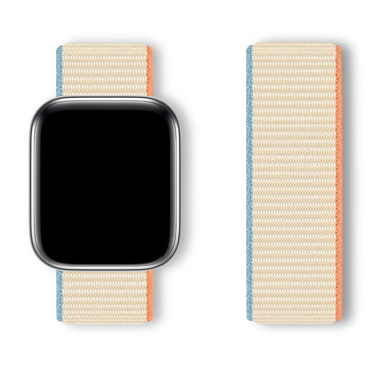 Meget Skøn Nylon Universal Rem passer til Apple Smartwatch - Hvid#serie_7